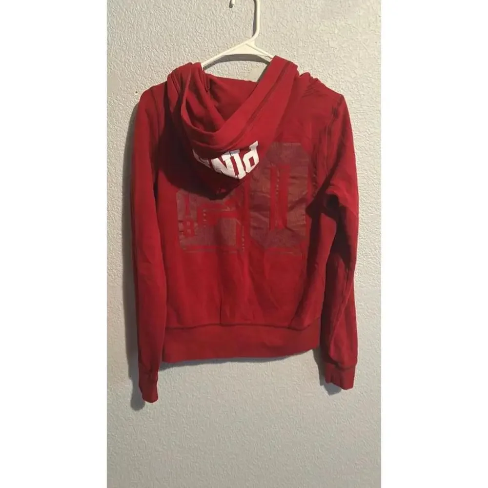 Red Pink Victoria Secret Hoodie - Picture 8 of 8